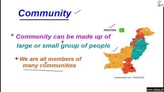 Community and its importance