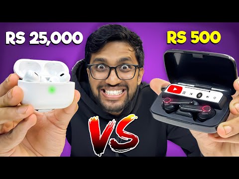 RS 500 CHINESE EARBUDS VS RS 25,000 APPLE AIRPODS PRO 2 !