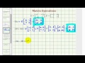 Matrix Operations and Simplifications