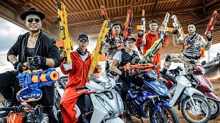 LTT Nerf War: SEAL X Ultimate Nerf Guns Battle Fight The Robbers!