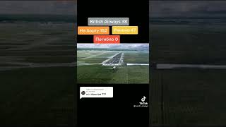 Аварийная посадка Боинга 777 british airways 38
