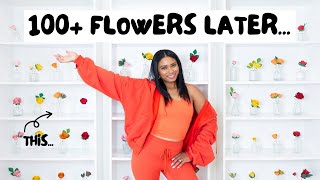 i was in a creative block so i made this for my bookcase I diy home decor I a crafty vlog