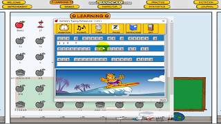 Garfield's Typing Pal (2003) Gameplay