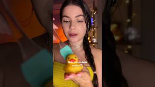 asmr Make com produtos errados 🤡 #asmr #asmrmaquiagem #makeup #sisterhong