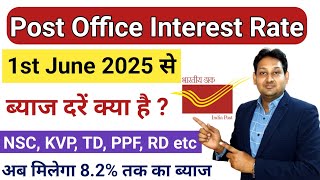 Post office Interest Rate June 2025 | Latest Interest Rate | Post office Fixed Deposit