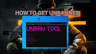 UNBAN TOOL / HOW TO GET UNBANNED CALL OF DUTY WARZONE BLACK OPS 6