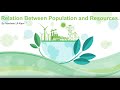 Understanding Resources and Conservation