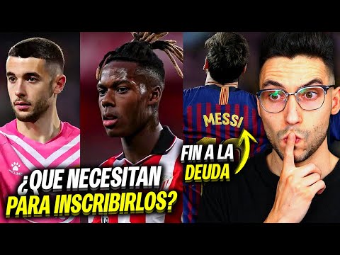 🚨¡EL BARÇA PAGA SU DEUDA con MESSI! ¿QUE MÁS NECESITA para INSCRIBIR a NICO WILLIAMS?