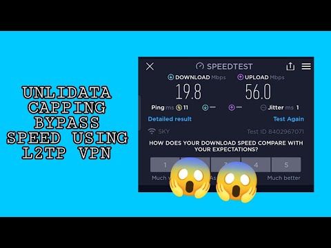 UNLIDATA 99/299 CAPPING USING L2TP VPN TO BYPASS INTERNET SPEED