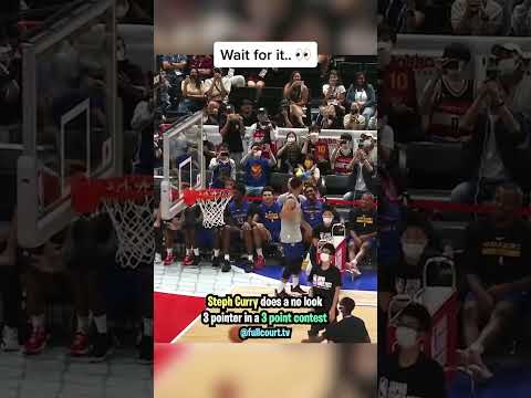 Steph Curry No Look in a 3 Point Contest ๐ฅ