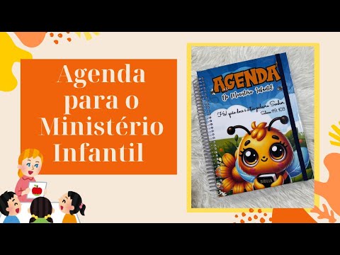 Agenda para o Ministério Infantil | PDF pronto para imprimir 📒🍯