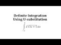 Understanding U-Substitution in Definite Integrals