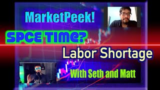 ETH Breakout, SHMP Wedge, Oil Scarcity? Space Companies, Labor Shortages, USO, VIX