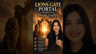 Lion's gate Portal is open! Manifest all your infinite desires ❤️