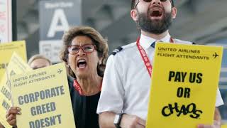 United Airlines Strike | united airlines flight attendant Strike | Strike in USA