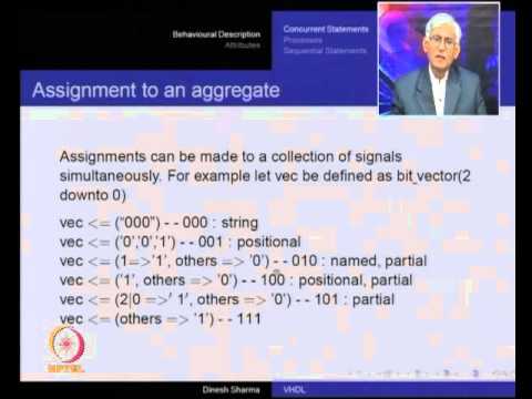 Mod-01 Lec-22 Behavioral Description in VHDL