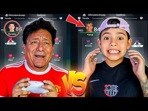 VETERANOS vs JÓVENES en FIFA24 😱 *humillo a mi mejor amigo*