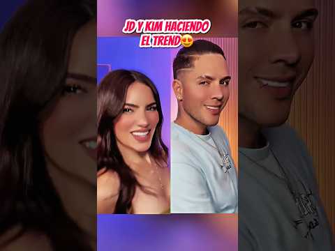 KIM Y JD HACIENDO EL TREND😍❤️🩹🔥|#juandediospantoja #kimberlyloaiza #shiny #trend