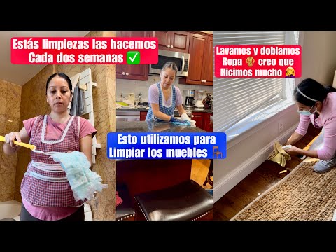 CUAL ES LA FORMA CORRECTA DE LIMPIAR LOS MUEBLES| LAVAMOS ROPA Y DOBLAMOS, LIMPIEZAS QUINCENALES