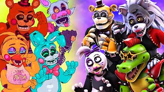 [SFM FNaF] Security Breach vs FNaF Retro (FNAF Fight Animation)