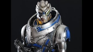 Mass Effect Fan Paints a Beautifully Detailed Quarter-Scale Garrus Statue