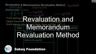 Revaluation and Memorandum Revaluation Method