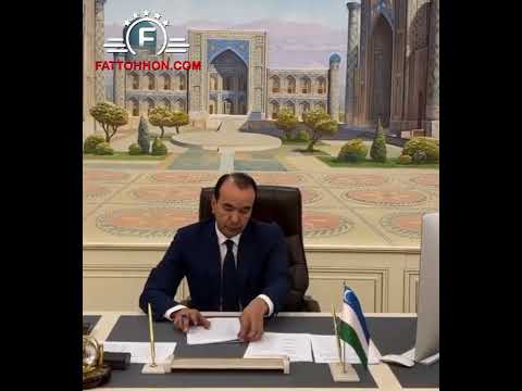 ОЗОДБЕК НАЗАРБЕКОВ ИШ КАБИНЕТИДА!