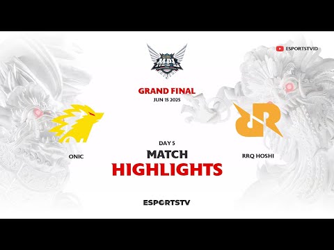 ONIC vs RRQ Hoshi HIGHLIGHTS GRAND FINAL MPL ID S15 | RRQ VS ONIC ESPORTSTV