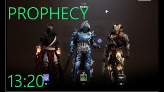 Destiny 2 Prophecy Speedrun - 13:20