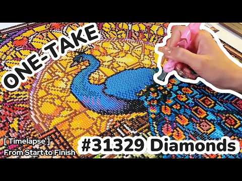 Full Diamond Painting Timelapse💎Ultimate Relaxation✨Diamond Painting Pro Kits | No Talking