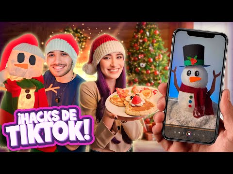 DECORANDO LA CASA DE NAVIDAD CON *HACKS VIRALES* DE INTERNET 🎄😱