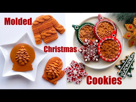 Molded Gingerbread Cookies. Christmas Sugar Cookies❤️❄️