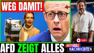 💥 Plötzlich zeigt AFD privates MERZ FOTO! ,,MERZ hat Schuss nicht gehört!
