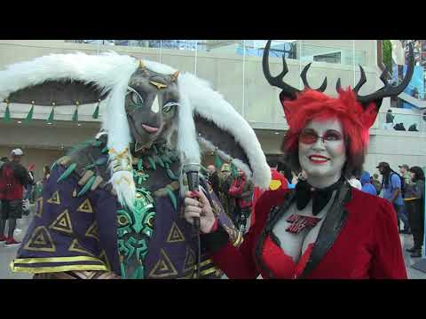 King Rauru! Legend of Zelda Tears of the Kingdom Cosplay at NYCC 2024!