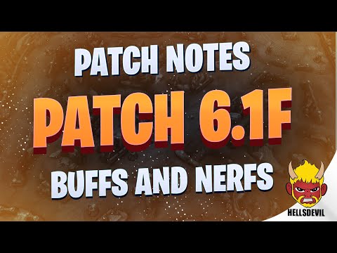 WILD RIFT | Patch 6.1F Patch Notes | BIG BUFFS AND NERFS!