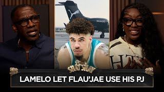 LaMelo Ball Flew Flau’Jae Johnson On His Private Jet | CLUB SHAY SHAY