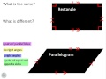 Properties of Parallelograms and Rectangles