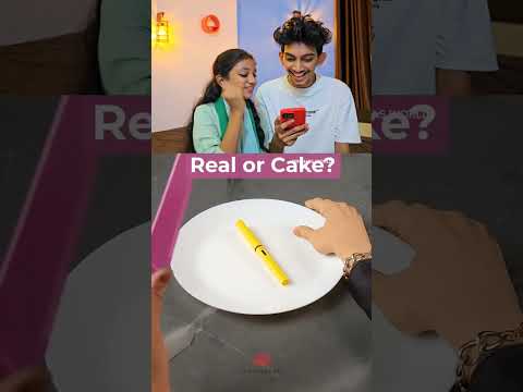 REAL OR CAKE | Comment yr answers😍 #minshasworld #realorcake