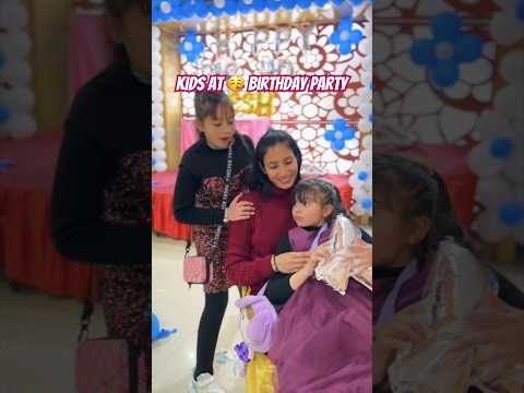 Kids at birthday ? party ? #comedy #funny #trending #youtubeshorts #viral #birthday #cjrs