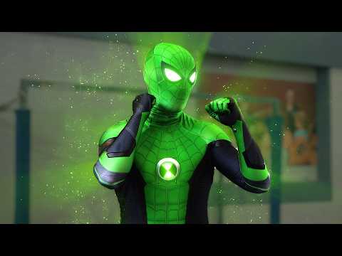 Ben 10 vs Spider-Man   FIGHT scene | REMASTERED