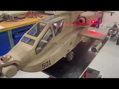 Big ah-64 apache Rc helicopter vario helicopter