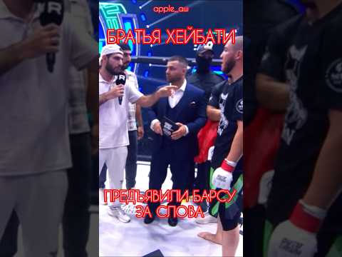 БРАТЬЯ ХЕЙБАТИ КОНФЛИКТ НА ТУРНИРЕ #shorts #mma #popmma