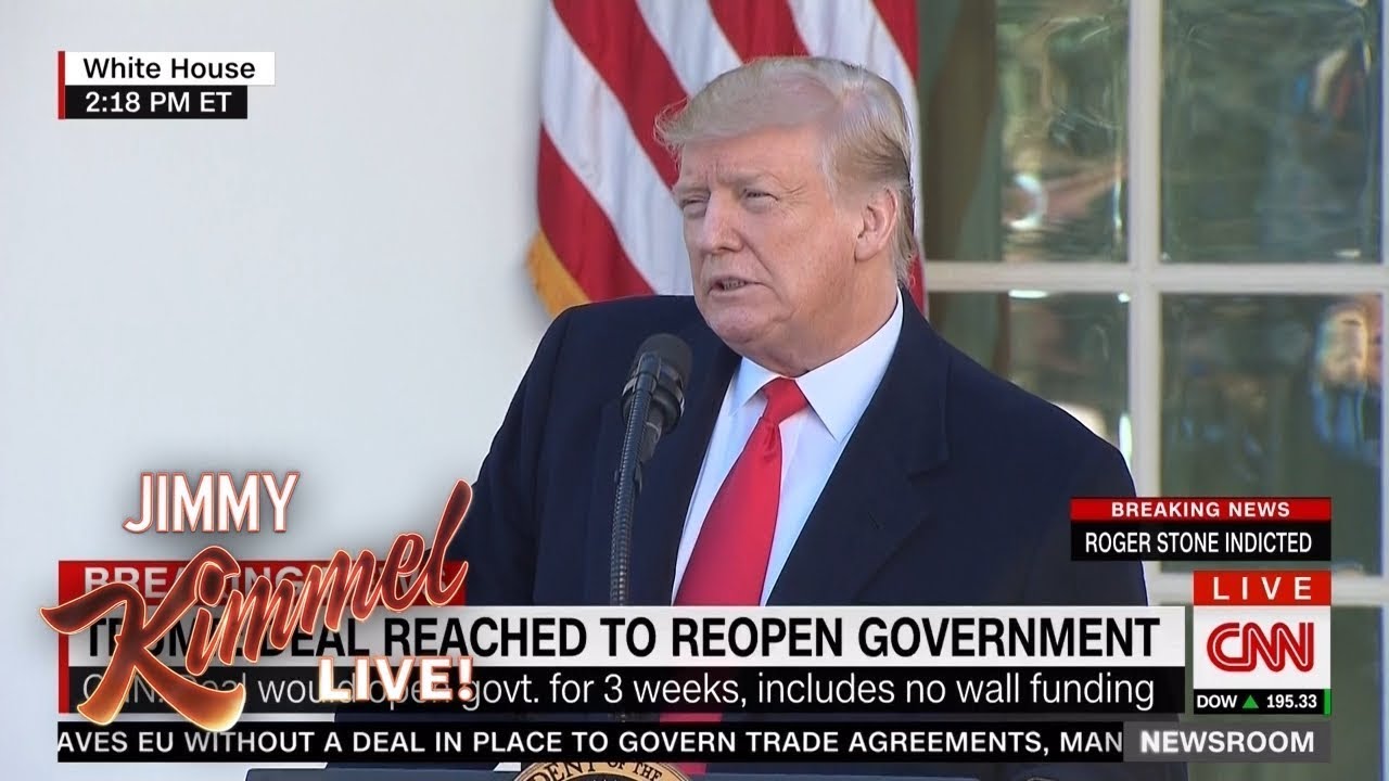 Donald Trump's Shutdown Defeat & Roger Stone's Arrest