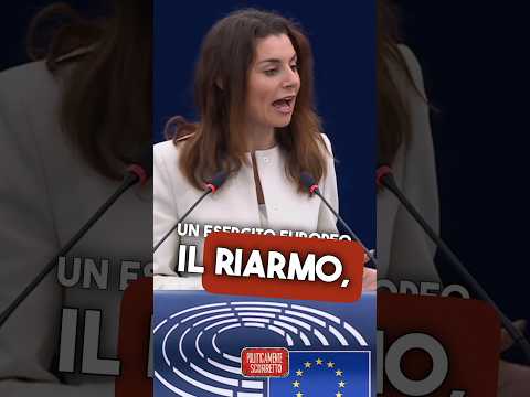 "ESERCITO EU, ARMI..MA SE NON RIUSCITE NEANCHE A DIFENDERE I CONFINI?! #ceccardi #plenaria #shorts