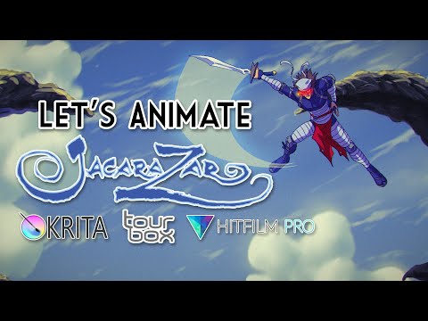 Let's Animate - Krita: Jacara Zar Wind Slash