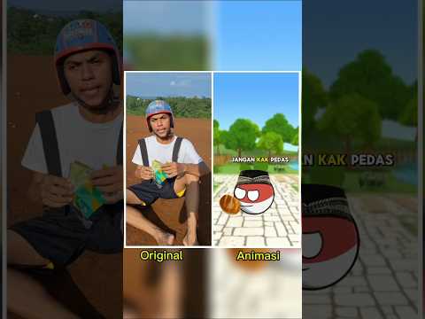 Ucup Makan Roti Sampe Ke pedesan#countryballs