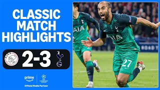 THAT Tottenham turnaround at Ajax 🔄🤯⚪️ | UEFA Champions League Classic Highlights