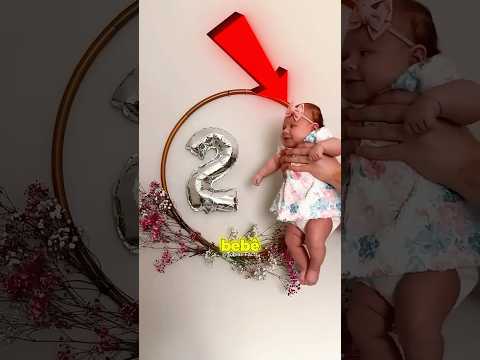 A mãe gravou o crescimento da filha todos os MESES!❤️😍