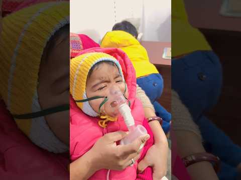 Kashvi ko nebulize karaya (she is sick) 🤒