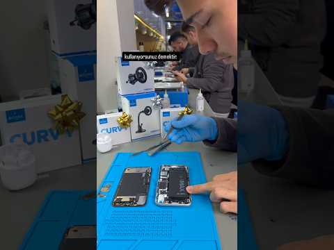 iPhone pil değişimine kulaklık veya araç içi tutucu hediye #tamirsefpproya